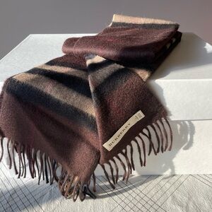 Brown Burberry Giant Check Scarf